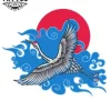 tatouage-japonais-ephemere-oiseau-design-unique tatouage-japonais-ephemere-oiseau-design-unique