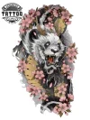 tatouage-ephemere-japonais-ours-design-unique-durable