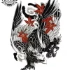 tatouage-ephemere-japonais-phoenix-design-traditionnel