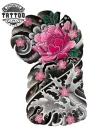 tatouage-ephemere-japonais-motif-pivoine-elegante tatouage-ephemere-japonais-motif-pivoine-elegante