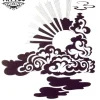 tatouage-ephemere-japonais-soleil-design-traditionnel