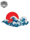 tatouage japonais temporaire vague style artistry tatouage japonais temporaire vague style artistry