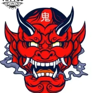 tatouage-ephemere-japonais-visage-art-traditionnel tatouage-ephemere-japonais-visage-art-traditionnel