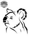 tatouage-ephemere-tribal-koala-design-unique