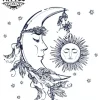tatouage-lune-ephemere-lune-et-soleil-art-corporel-mystique tatouage-lune-ephemere-lune-et-soleil-art-corporel-mystique