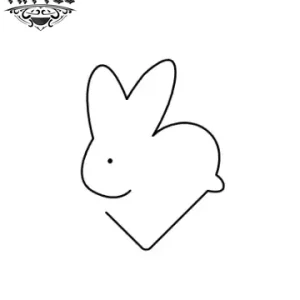 tatouage-coeur-ephemere-lapin-artistique tatouage-coeur-ephemere-lapin-artistique