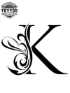 Tatouage Éphémère Lettre K Design Tribal Unique tatoo dessin tribal Tatouage Éphémère Lettre K Design Tribal Unique tatoo dessin tribal