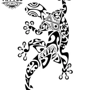 tatouage-tahitien-lézard-éphémère-traditionnel tatouage-tahitien-lézard-éphémère-traditionnel