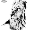 tatouage-lion-tatouage-ephemere-design-temporaire-majestueux-peau tatouage-lion-tatouage-ephemere-design-temporaire-majestueux-peau