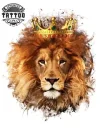 tatouage-lion-ephemere-couronne-temporary-tattoo-lion-couronne tatouage-lion-ephemere-couronne-temporary-tattoo-lion-couronne