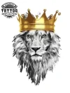 tatouage-ephemere-lion-avec-couronne-design-majestueux-temporaire tatouage-ephemere-lion-avec-couronne-design-majestueux-temporaire