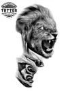 tatouage ephemere lion d'angers majestueux tatouage LION tatouage ephemere lion d'angers majestueux tatouage LION