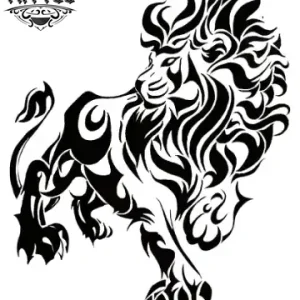 tatouage LION ephemere lion des flandres design unique temporaire tatouage LION ephemere lion des flandres design unique temporaire