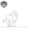 tatouage-lion-ephemere-dessin-artistique-durable tatouage-lion-ephemere-dessin-artistique-durable