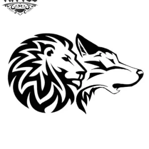 tatouage-ephemere-lion-et-loup-duo-sauvage-et-puissant tatouage-ephemere-lion-et-loup-duo-sauvage-et-puissant