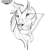 tatouage-ephemere-lion-geometrique-design-unique-temporaires tatouage-ephemere-lion-geometrique-design-unique-temporaires