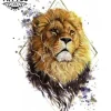 tatouage-ephemere-lion-geometrique-homme-elegant-audacieux tatouage-ephemere-lion-geometrique-homme-elegant-audacieux