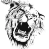 tatouage-ephemere-lion-homme-design-sauvage-elegant tatouage-ephemere-lion-homme-design-sauvage-elegant