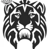 tatouage LION éphémère Maori temporaire peau