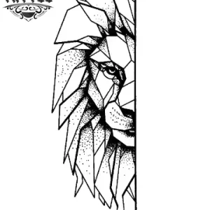 tatouage-ephemere-lion-moitié-design-temporaire-tendance-peau tatouage-ephemere-lion-moitié-design-temporaire-tendance-peau