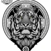 tatouage-lion-noir-blanc-realite-ephemere-temporary-tattoo-lion tatouage-lion-noir-blanc-realite-ephemere-temporary-tattoo-lion