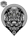 tatouage-lion-noir-blanc-realite-ephemere-temporary-tattoo-lion tatouage-lion-noir-blanc-realite-ephemere-temporary-tattoo-lion