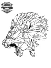 tatouage-ephemere-lion-origami-design-unique-image-alt tatouage-ephemere-lion-origami-design-unique-image-alt