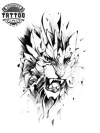 tatouage-ephemere-lion-original-unique-expressif tatouage-ephemere-lion-original-unique-expressif
