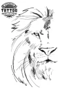 tatouage-ephemere-lion-pectoraux-realiste-durable tatouage-ephemere-lion-pectoraux-realiste-durable