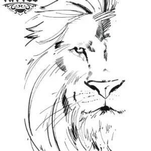 tatouage-ephemere-lion-pectoraux-realiste-durable tatouage-ephemere-lion-pectoraux-realiste-durable