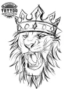 tatouage-ephemere-lion-roi-majestueux-tatouage-lion tatouage-ephemere-lion-roi-majestueux-tatouage-lion