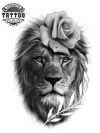 tatouage-ephemere-lion-rose-femme-tattoo-temporaire-lion-feminin tatouage-ephemere-lion-rose-femme-tattoo-temporaire-lion-feminin