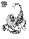 tatouage-ephemere-lion-scorpion-realiste-image-alt tatouage-ephemere-lion-scorpion-realiste-image-alt