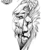 tatouage-lion-visage-ephemere-temporaire-durable-peau tatouage-lion-visage-ephemere-temporaire-durable-peau