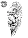 tatouage-lion-visage-ephemere-temporaire-durable-peau tatouage-lion-visage-ephemere-temporaire-durable-peau