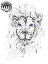 tatouage-ephemere-lion-yeux-bleu-hydrosoluble-temps-limite tatouage-ephemere-lion-yeux-bleu-hydrosoluble-temps-limite