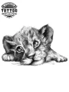 tatouage-ephemere-lion-art-temporaire-durable tatouage-ephemere-lion-art-temporaire-durable