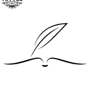 Tatouage éphémère plume oiseau design réaliste Tatouage éphémère plume oiseau design réaliste