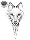 tatouage-ephemere-loup-abstrait-design-unique tatouage-ephemere-loup-abstrait-design-unique