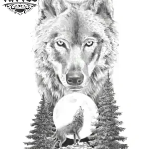 tatouage-ephemere-loup-foret-mystique tatouage-ephemere-loup-foret-mystique