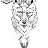 tatouage-ephemere-loup-geometrique-design-peau tatouage-ephemere-loup-geometrique-design-peau