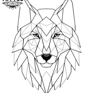 tatouage-ephemere-loup-geometrique-femme-tendance tatouage-ephemere-loup-geometrique-femme-tendance