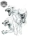 tatouage-ephemere-loup-gueule-ouverte-realiste