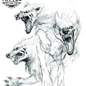 tatouage-ephemere-loup-gueule-ouverte-realiste tatouage-ephemere-loup-gueule-ouverte-realiste