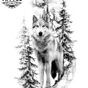 tatouage-ephemere-loup-lune-design-temporaire-indelibile-loup tatouage-ephemere-loup-lune-design-temporaire-indelibile-loup