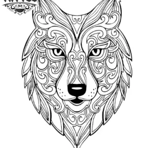 tatouage-ephemere-mandala-loup-homme tatouage-ephemere-mandala-loup-homme