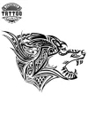 tatouage-ephemere-loup-maorie-design-tribal-maori