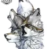 tatouage-ephemere-loup-meute-sauvage-durable-realiste-image-alt