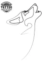 tatouage-ephemere-loup-un-trait-minimaliste-image-alt tatouage-ephemere-loup-un-trait-minimaliste-image-alt