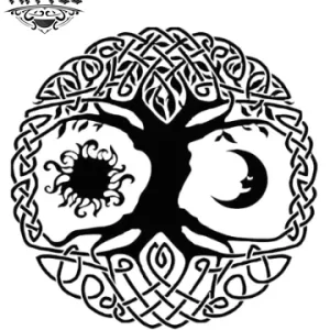 tatouage ephemere arbre de vie avec motif lune arbre tatouage ephemere arbre de vie avec motif lune arbre